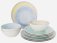 NEW - BoCamp Barfleur Melamine set - Pastel Collection - 12 piece